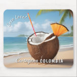 Custom Location Coco Loco Mouse Mat<br><div class="desc">Change the text fields as you wish. Using the editing tool,  you can also change the fonts and their sizes and colors as you wish. See my store for more custom tropical items.</div>