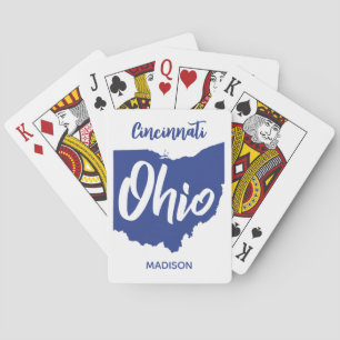 Custom Location & Name Ohio Playing Cards