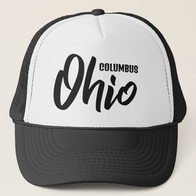 Custom Location Ohio Trucker Hat (Front)