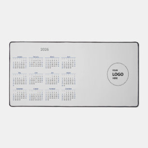 Custom Logo 2026 Calendar Desk Mat