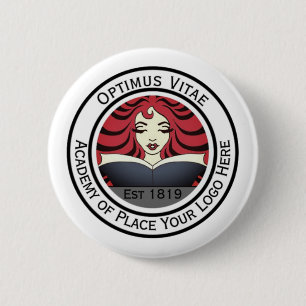 Custom Logo 6 Cm Round Badge