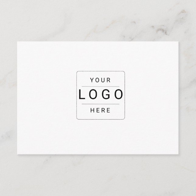 Custom Logo Advice Card (Front)