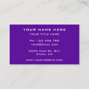 Custom Logo and Colours Professional Business Card