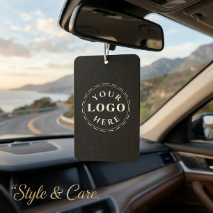 Custom Logo and QR Code Portrait Rectangle Car Air Freshener