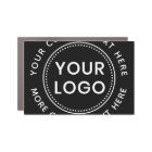 Custom logo and text black or any colour