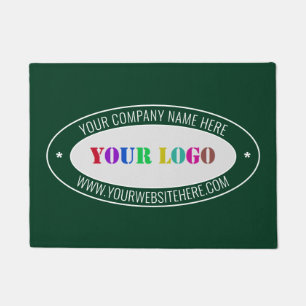 Custom Logo and Text Company Doormat Choose Colour