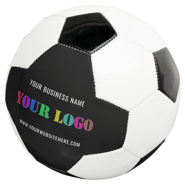 Custom Logo and Text Info Promotional Soccer Ball (Three Quarter)