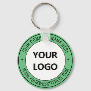 Custom Logo and Text Keychain Promotional Business
