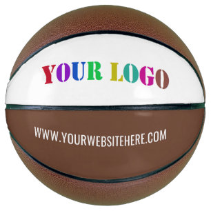 Custom Logo and Text Modern Promotional Basketball