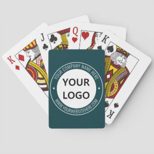 Custom Logo and Text Playing Cards Choose Colours