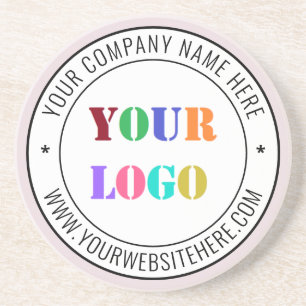 Custom Logo and Text - Promotional Business  Coaster