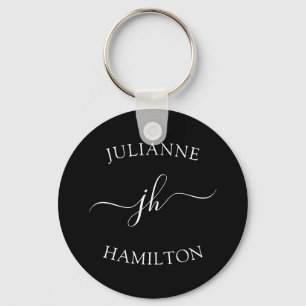 Custom Logo and Text Promotional Business Key Ring