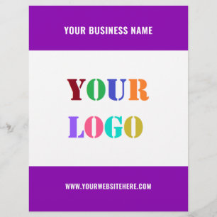Custom Logo and Text Promotional Flyer Template