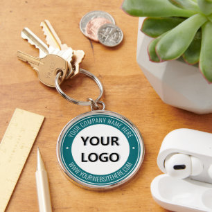 Custom Logo and Text Promotional Keychain Gift