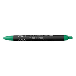 Custom Logo and Text Promotional Pen - Your Colour