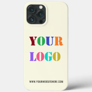 Custom Logo and Website Your Business Personalised iPhone 13 Pro Max Case