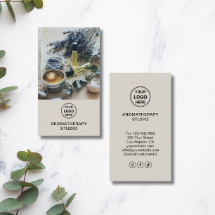 Custom Logo Aromatherapy Spa Professional Business Card