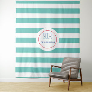 Custom Logo Backdrop Simple and Modern Tapestry