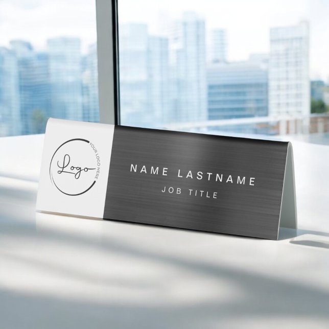 Custom Logo Black Metallic Professional (Creator Uploaded)