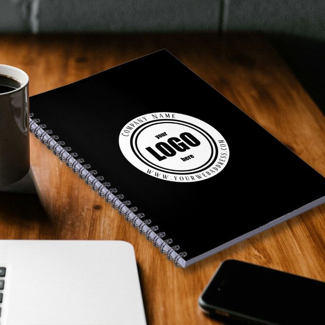 Custom logo black notebook (Creator Uploaded)