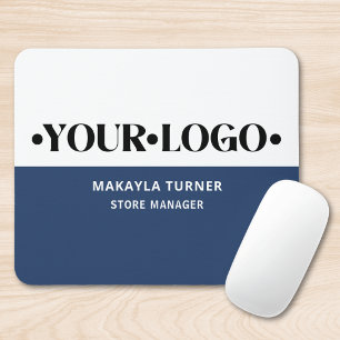 Custom Logo Blue Mouse Mat