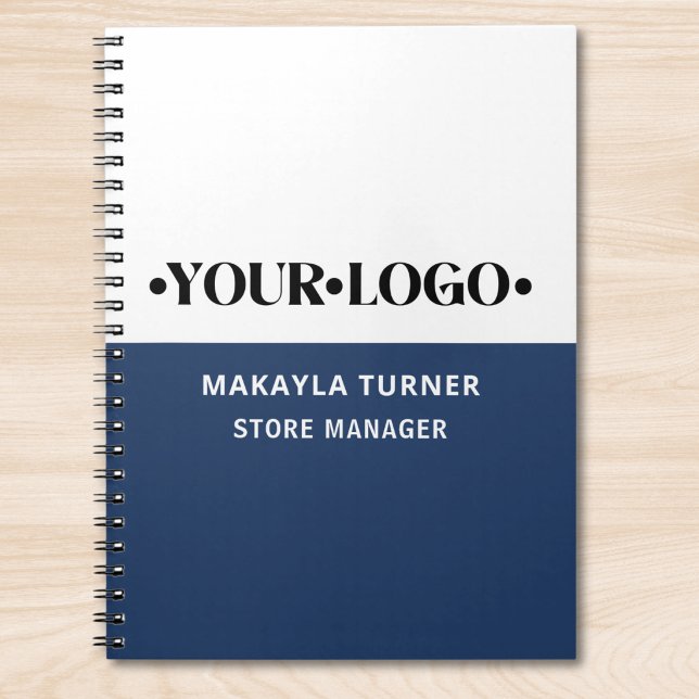 Custom Logo Blue Notebook (Creator Uploaded)