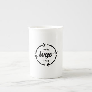 Custom Logo Branded Bone China Mug