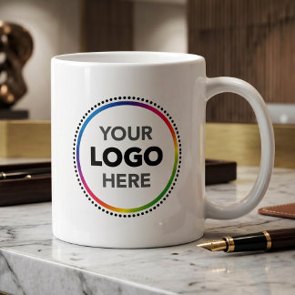 Custom Logo Branded Coffee Mug | Business Merch