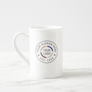 Custom Logo branded promotional Bone China Mug
