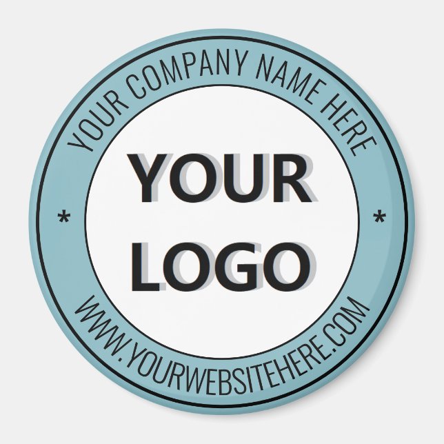 Custom Logo Branded Promotional Magnet Example (Front)