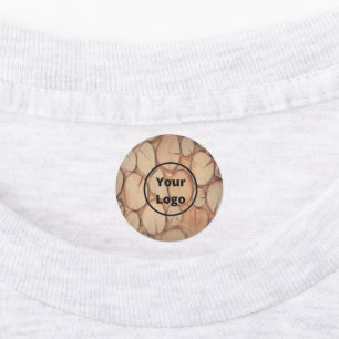 Custom logo brown tree logs employee