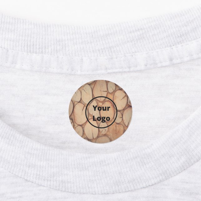 Custom logo brown tree logs employee (Affixed)