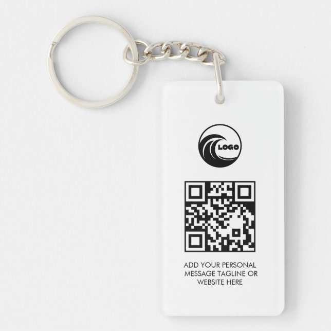  Custom Logo Business Branded Keychain (Front)