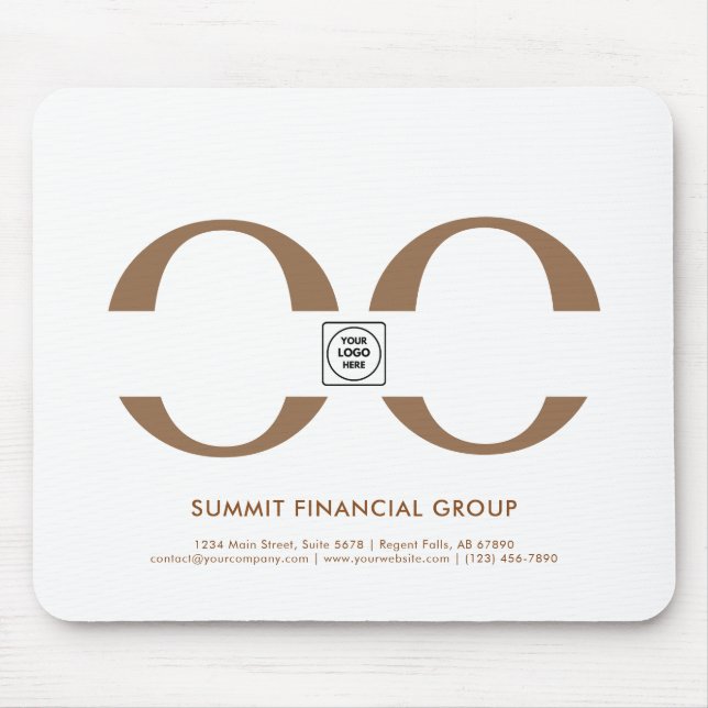 Custom Logo Business Branding mouse pad (Front)
