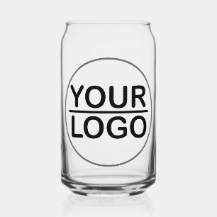Custom logo business  can glass