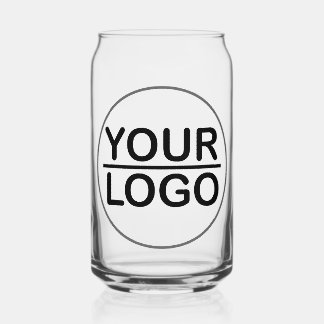 Custom logo business  can glass