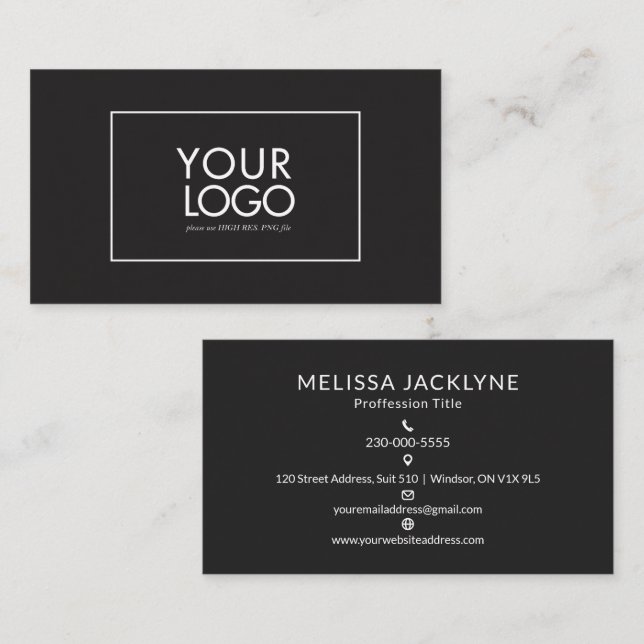 Custom Logo Business Card (Front/Back)