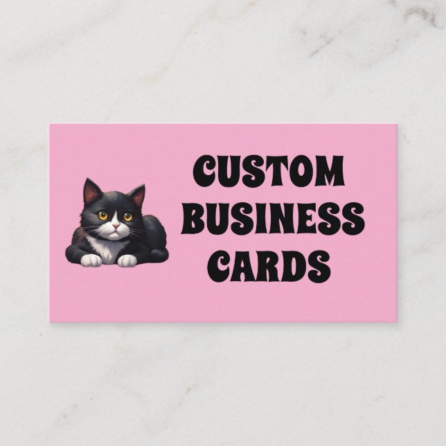 CUSTOM LOGO BUSINESS CARDS (Front)