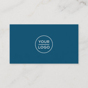Custom logo business cards - any colour background
