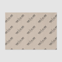 Custom Logo Business Company Packaging Light Beige