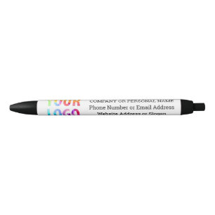 Custom Logo Business Company Promotional Gift Black Ink Pen