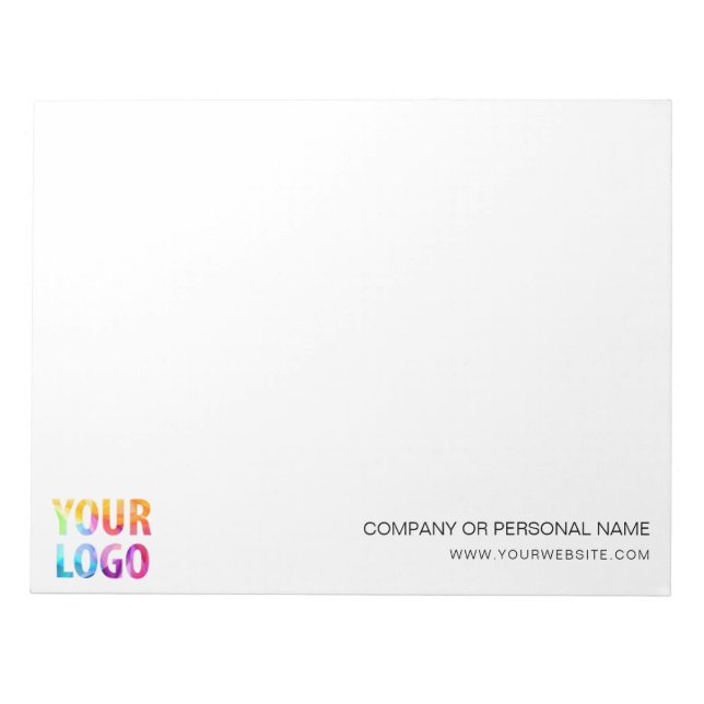 Custom Logo Business Company Promotional Gift Notepad (Front)