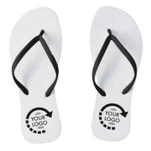 Custom Logo Business Company Staff Flip Flops