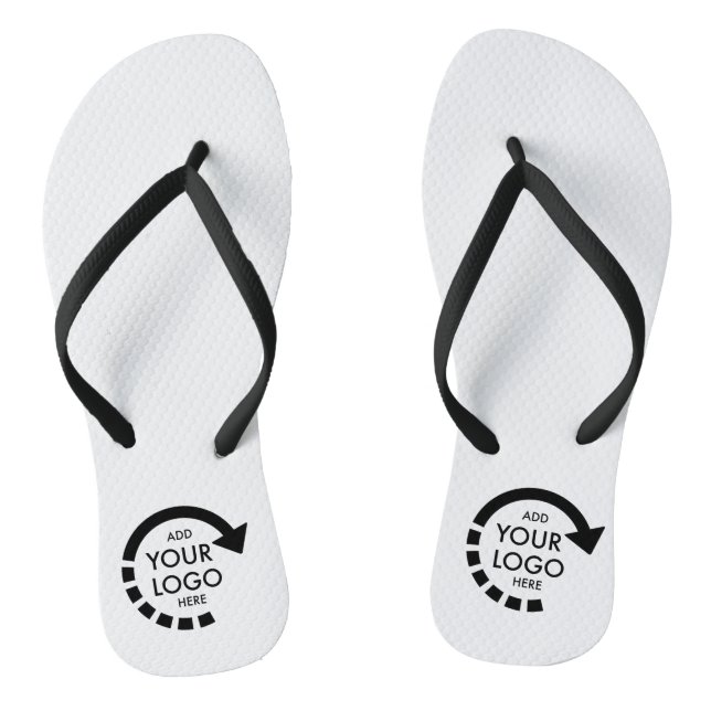 Custom Logo Business Company Staff Flip Flops (Footbed)