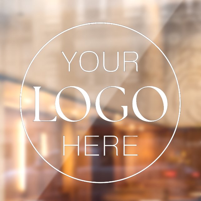 Custom Logo Business Company | Upload Logo Window Cling (Sheet 2)