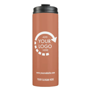 Custom logo business corporate Terracotta Thermal Tumbler