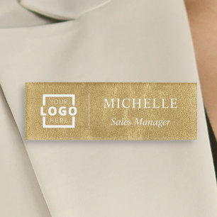 Custom Logo Business Employee Staff Name Tag