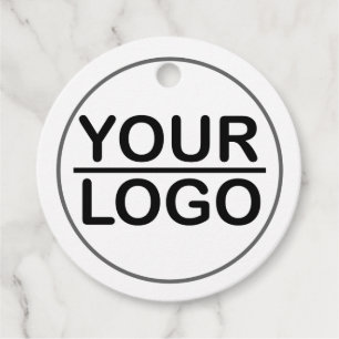 Custom logo business  favour tags