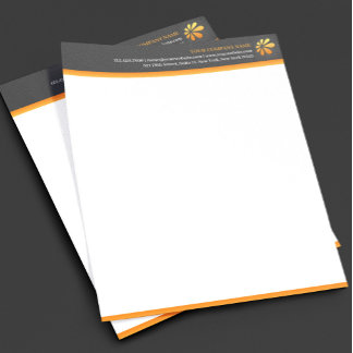 Custom Logo Business Letterhead Template