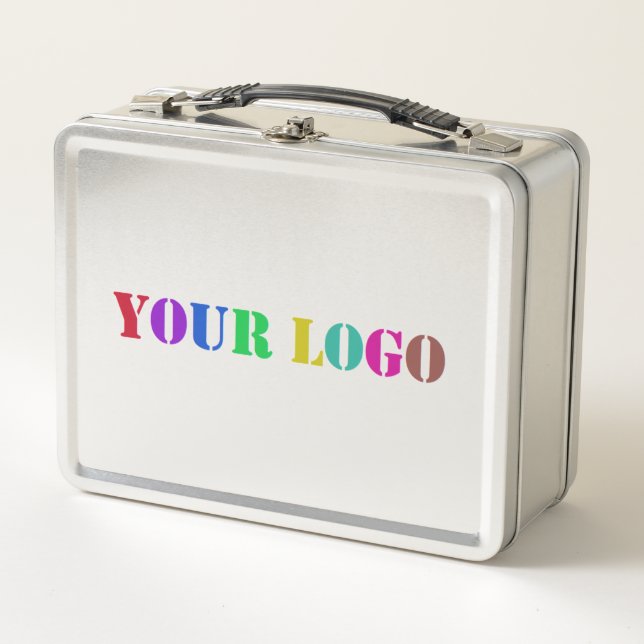 Custom Logo Business Metal Lunch Box Template (Front)